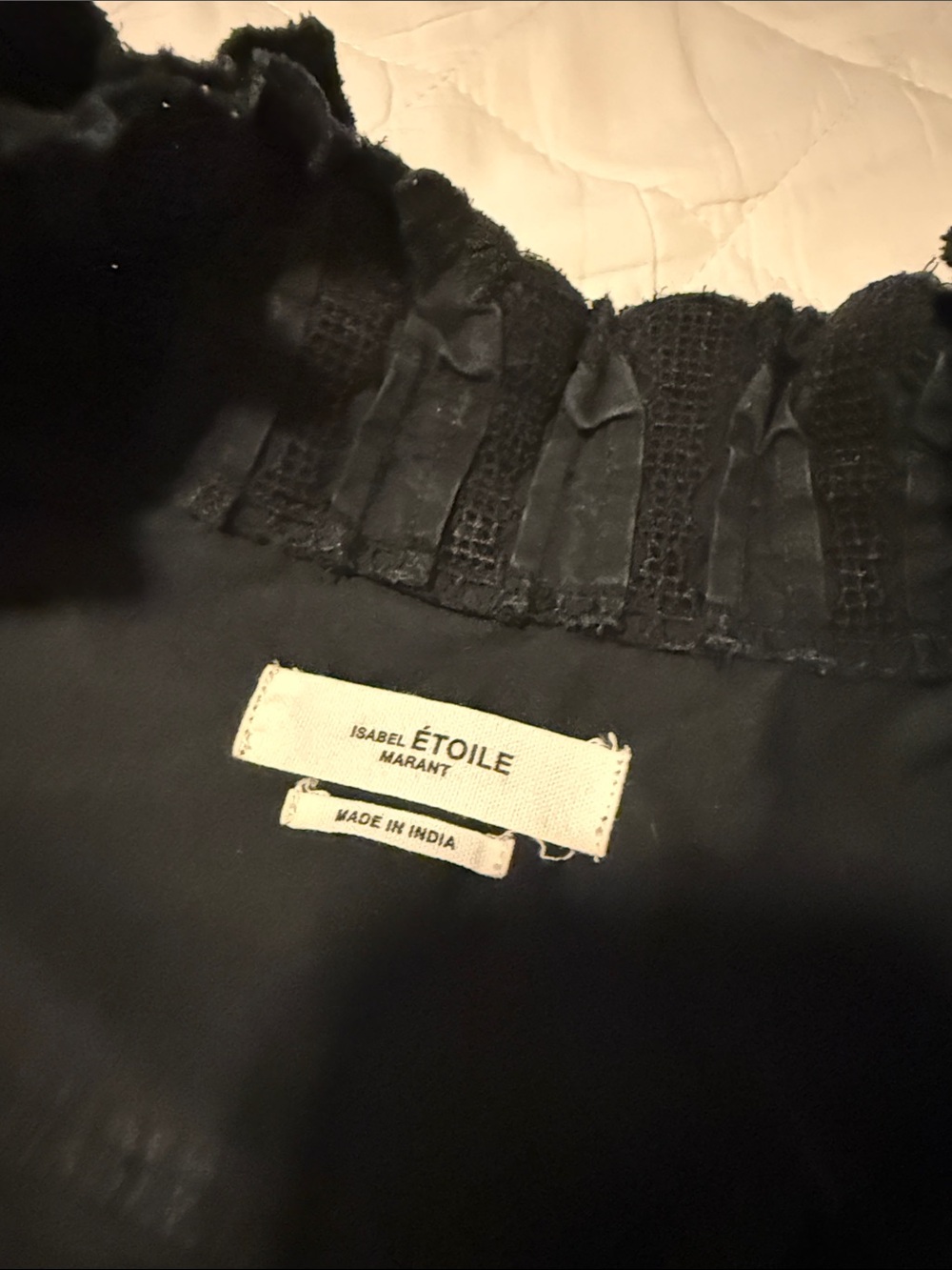 Marant Black Ruffled Shirt - Picture 2 of 2